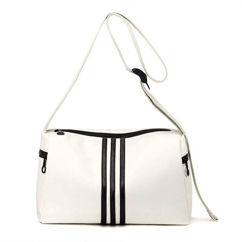

Сумка через плечо женская модная трендовая сумка для улицы, путешествий, большой вместимости, с высоким чувством стиля, мужская и женская сумка-мессенджер через плечо белый