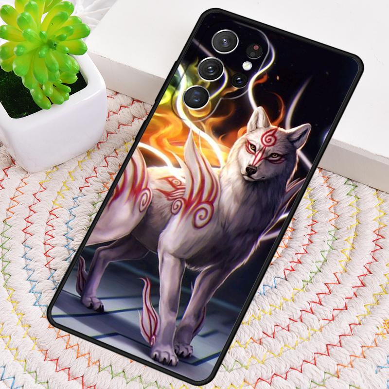 Japanese Style Anime Fox soft Silicone Phone Case For Samsung Galaxy note 10 pro S26 S25 S24 S23 S22 S21 Plus S25Ultra Cover