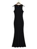 2025 European Sleeveless Slim-Fit Waist-Cinching Mermaid Skirt