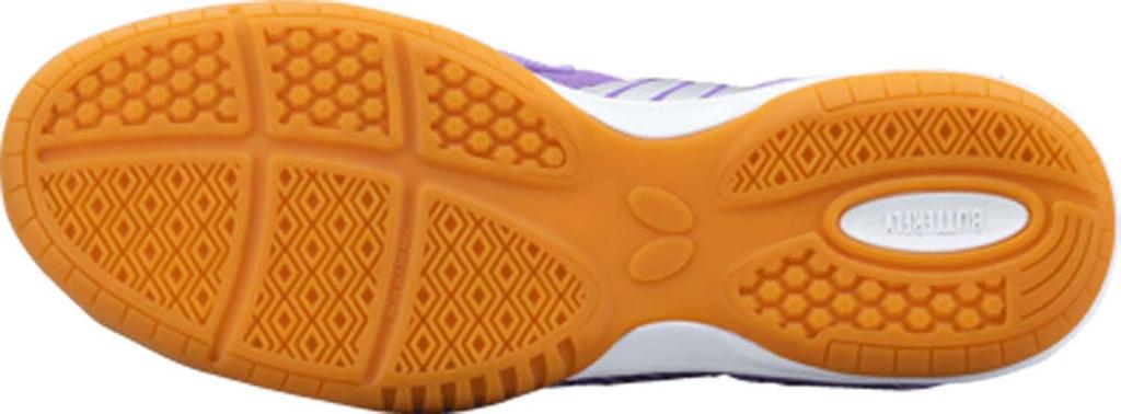 Butterfly Resoline Race Table Tennis 93690 Size Shoes, 243 Purple, 24.0