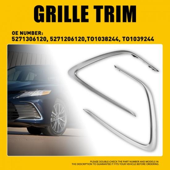 For - Toyota Camry LE XLE Front Bumper Grille Grill Strip Trim Molding I