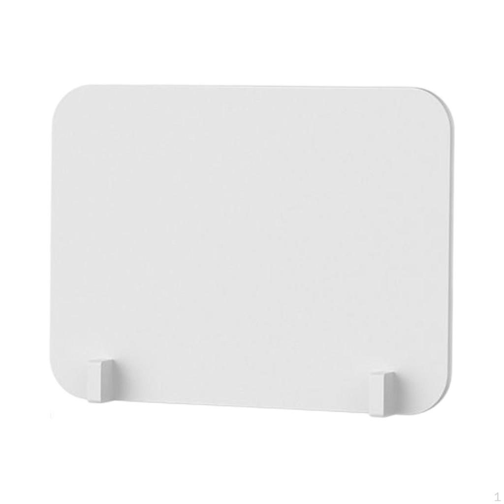 Clamp on Desktop Partition Board Privacy Divider Sneeze Guard Panel for Testing Center