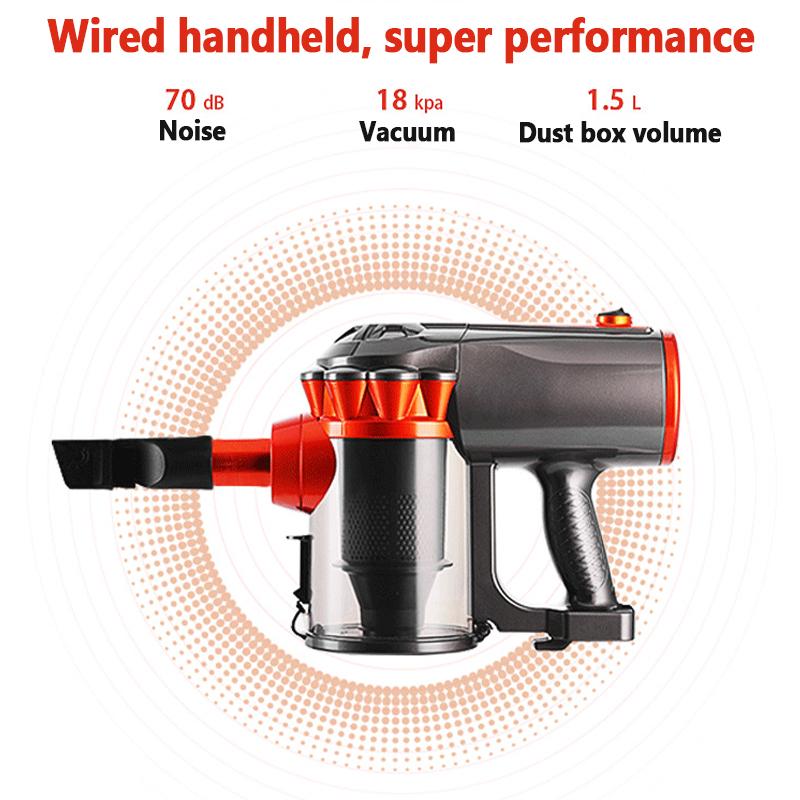 Handstaubsauger für den Haushalt, multifunktionaler Staubsauger, tragbarer Hochleistungssauger, Nass- und Trockensauger, abnehmbarer und waschbarer Filter
