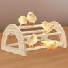 Parrot Perch Bird Stand Wooden Roosting Bar Chick Gym Chicken Toy for Poultry Rest Training
