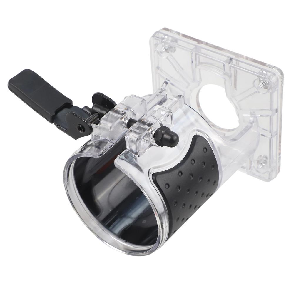 Wood Router Base for RT0701C WU601 Electric Trimmer Machine with Adjustable Screws and Transparent Plastic Metal Design