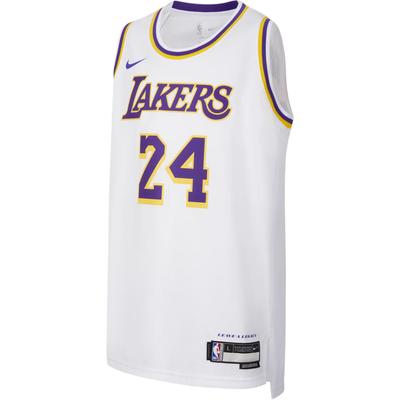 (GS) Camiseta NBA Swingman Los Angeles Lakers Edición Association 'Blanco' para Niños IV5730-100
