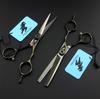 5.5 inches, Freelander, high-end, hair scissors, hair scissors, flat scissors, bangs scissors, tooth scissors, small black.