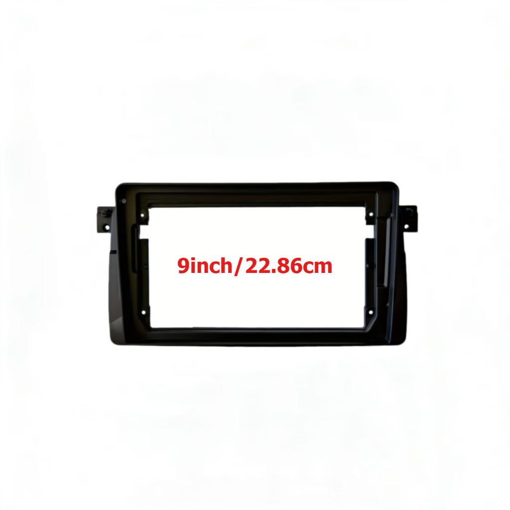 For BMW E46 1999-2005 9 Inch Car Fascia Frame Decorative Panel Mounting Auto Interior Accessories