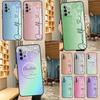 PERSONALISED Initials Name Marbled Case For Samsung Galaxy A14 A34 A54 A52S A12 A22 A32 A52 A72 A13 A33 A53 A73 A31 A51 A71