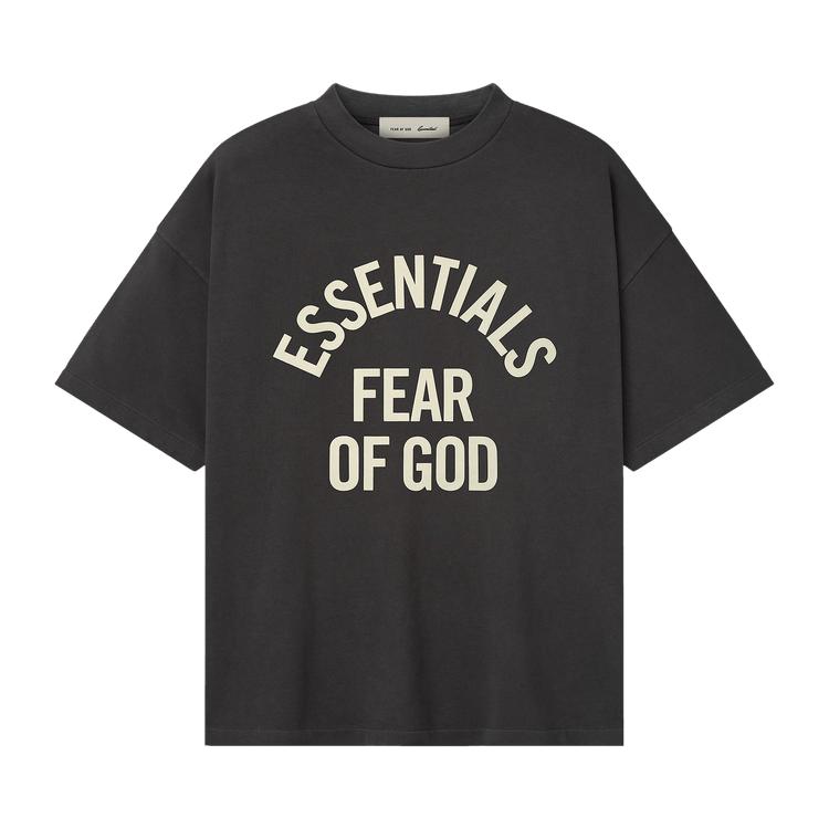 

Fear of God Essentials Campus 90s Short-Sleeve Tee Faded Black Men Tops 125SP262001F L
