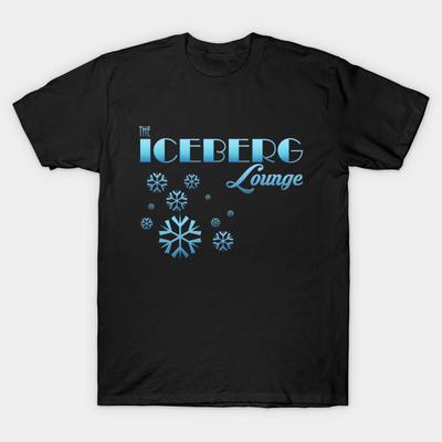 Asian Size Men Print T-shirt The Iceberg Lounge No-Cut Heat Transfer Print Cotton Tshirt