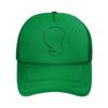 Minimalist Head Outline Fashion Mesh Baseball Cap Breathable Casual  Hats Outdoor For Unisexs And Womens