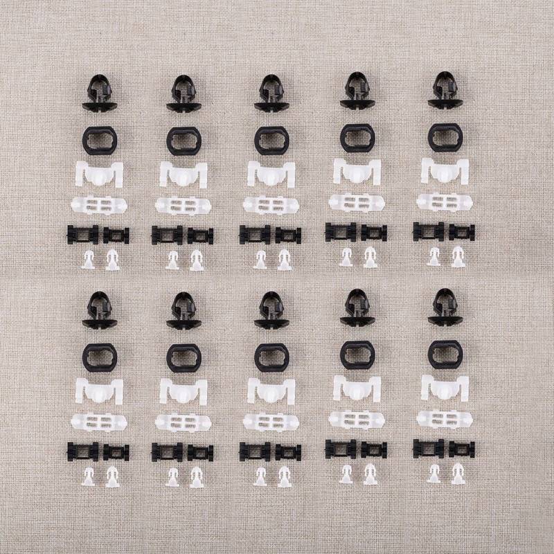 

A0029883881 A0099884178 A2109970033 408673 80Pcs Side Skirts Sill Mounting Fixing Clips Retainer Fastener Fit For Mercedes-Benz