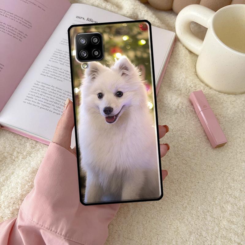 Japanese Spitz Dog Case For Samsung Galaxy A54 A34 A14 A13 A51 A71 A33 A53 A73 A12 A22 A32 A52 A72 A52S Cover