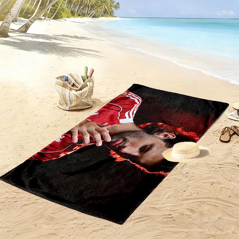 Dominik Szoboszlai Print Beach Towel, Large Soft Quick Dry Towel for Beach Camping Swimming