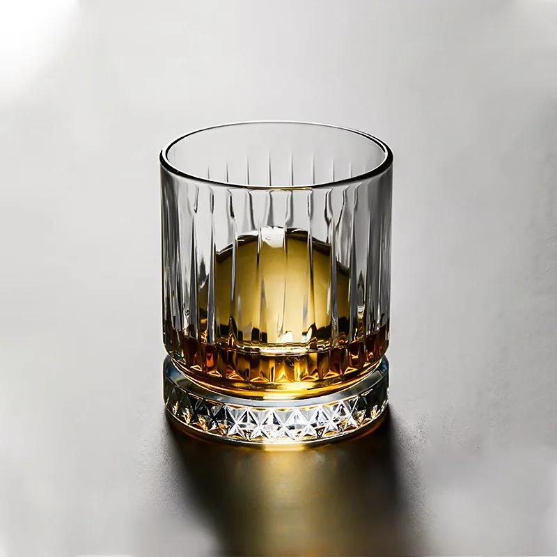 Whiskey Glass Cup Coffee Cups Glassware Set  Wine Glasses Luxury Drinkware Cold Latte Cup Simple Style Glass Drink Cup
