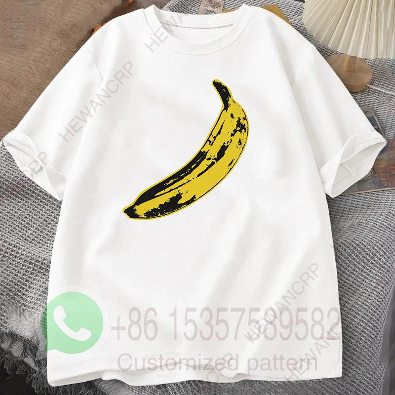 Banana TShirt Mens Tracksuit Cotton Casual Sportswear Crew Neck Pullover Short Sleeve Top Breathable Fashion Summer Streetwear