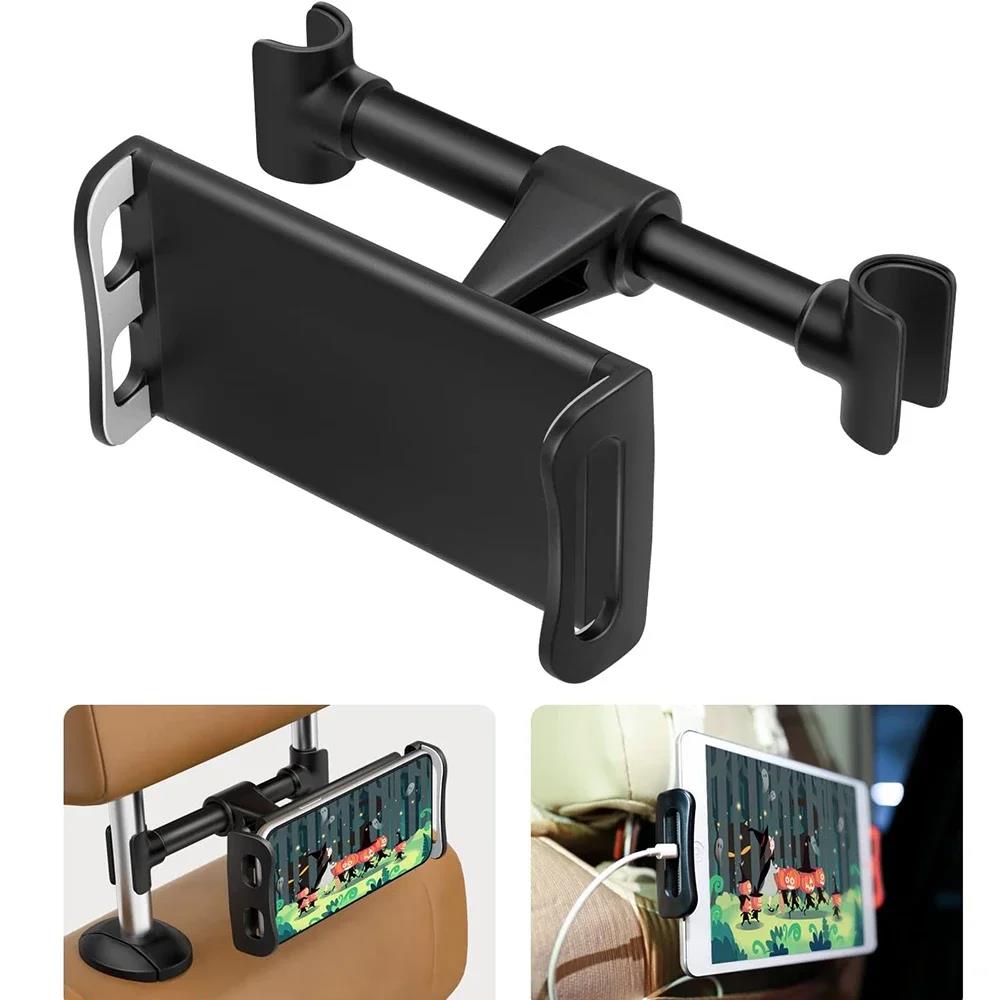 Universal Car Phone Holder Car Rear Pillow Phone Holder Tablets Car Stand Seat Rear Headrest Mounting Brackets Support 4-11 inch