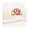lululemon Logo Design Cotton Blend Peaked Cap Unisex Couple Style White LU9CDLS