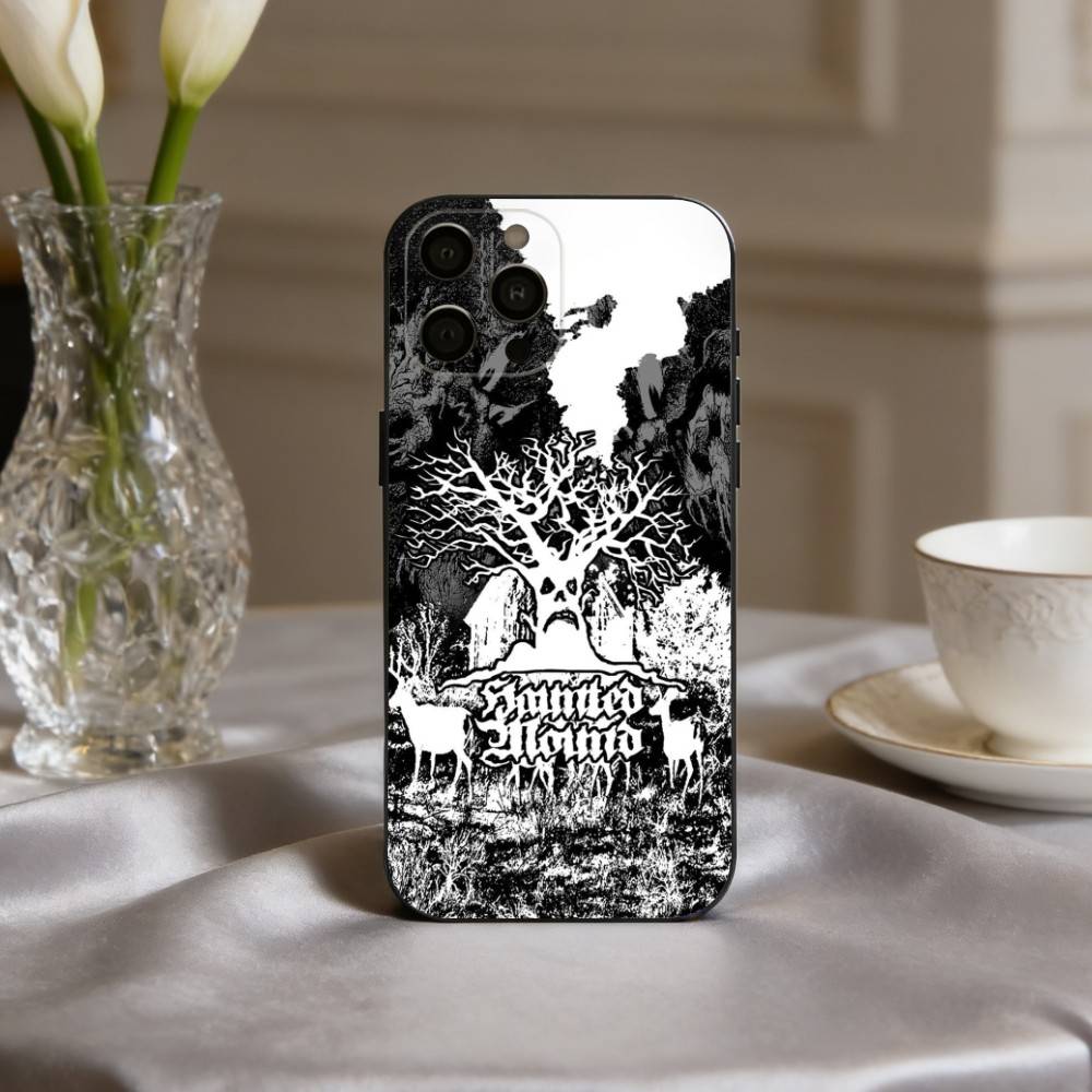 

S-Sematary H-Haunted M-MoundS Phone Case For iPhone 17,16,15,14,13,12,11 Plus,Pro Max,XS,Soft Silicone Black Cover iPhone15pro