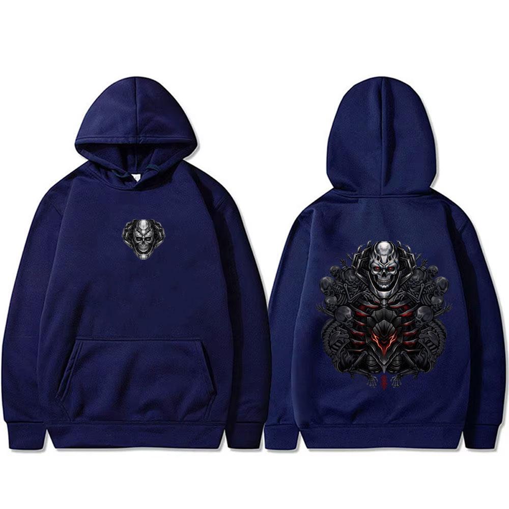 Anime Berserk Skull Knight Hoodie Vintage Manga Gatsu Griffith Zodd Guts Sweatshirt Men Cartoon Oversized