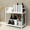Organisateur de comptoir à 2 niveaux pour salle de bain – Étagère de rangement et organisateur de cosmétiques pour chambres, bureaux, plans de travail de cuisine