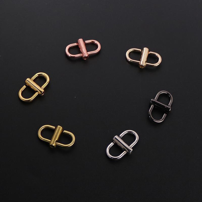 4pcs Adjustable Metal Slide Buckle for Chain Strap Shortening, Mini S-Shape Bag Strap Buckle, Accessory for Handbag Chain Length Adjustment
