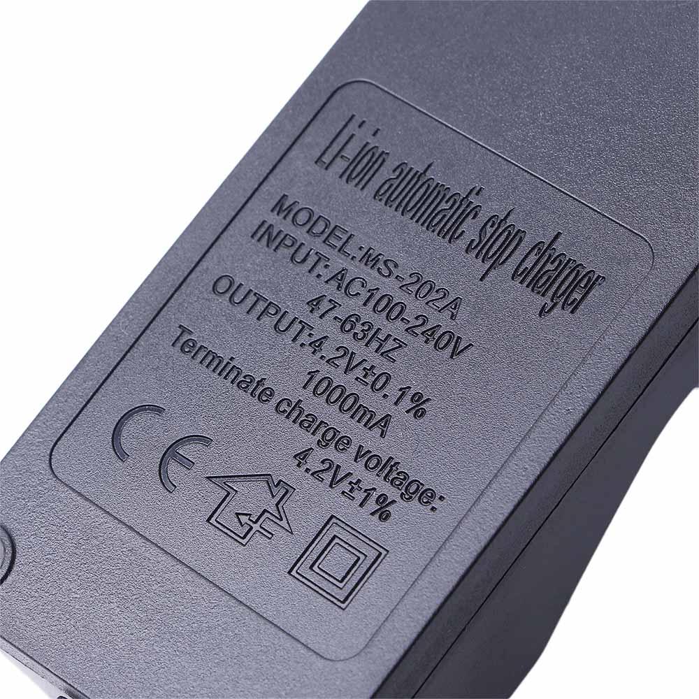 Li-ion Rechargeable Charger Adapter Lithium Battery Charger Auto Stop Charger Battery Charger