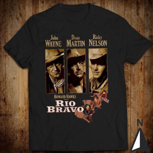 Рубашка Rio Bravo Шоу Дина Мартина Джонни Расселл Рэй Прайс Крис Кристофферсон Унисекс Футболка XL