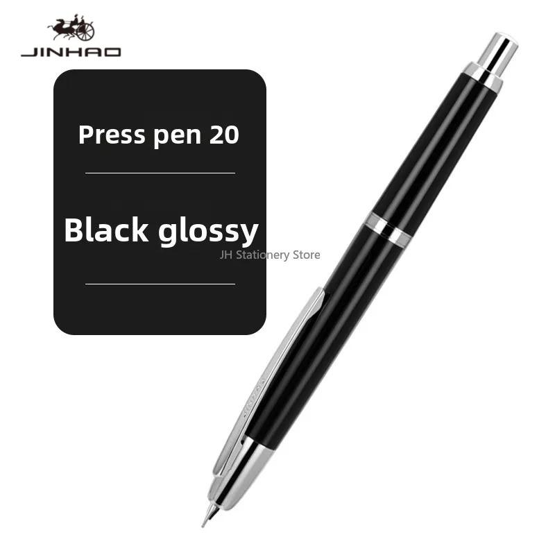 JINHAO 20 Press Fountain Pen Elegant Luxury Ink Pen F EF Nib Writing Calligraphy Pens School Supplies Stationery