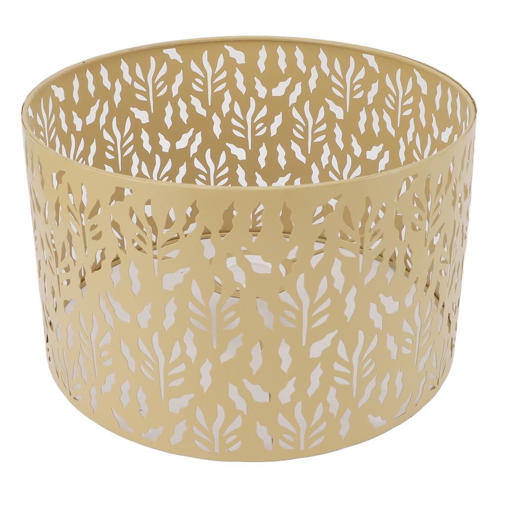 Metal Lamp Shades Hollow Carved Lampshade Modern Style Hollow Lampshade Compatible with E27 E14