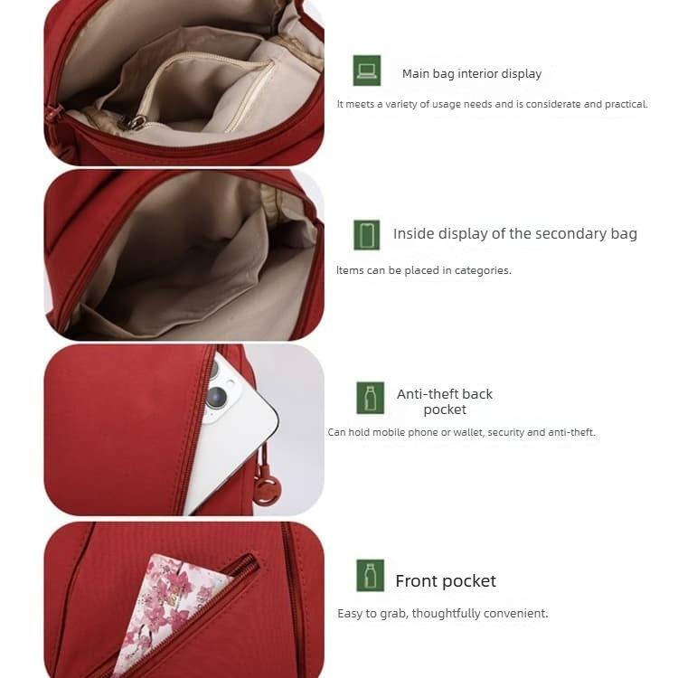 Multifunctional nylon breast bag women's crossbody shoulder bag