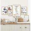 Ice Coffee Loves Kitchen Soft Canvas Painting Nordic Wall Newspapers and Printing Wall Images of Coffee Bar Decoration