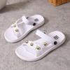 New Style Women's Shoes - Thick-soled High-heeled Flip-flops, Anti-slip Beach Shoes