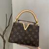 Seasonal New Trendy Women's Bag, Classic Printed Single Shoulder Small Square Bag, Niche Women's Fashion Chain Crossbody Bag