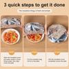 5/10/20/30/40/50 Pcs Aluminum Foil Food Preservation Covers Heat Retention Dust Proof Odor Proof For Leftover Storage Fits Bowls