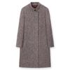 Cashmere Yak Blend High Neck Long Coat