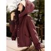 XWI Women's Lightweight Hooded Padded Winter Jacket