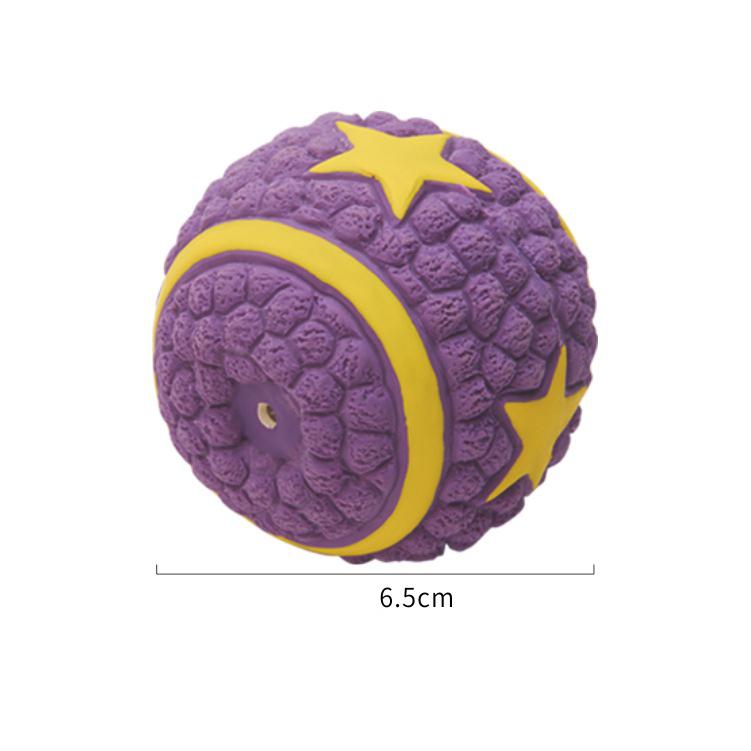 9-14cm 5PCS TPR Multi Styles Durable Interactive Eco Friendly Rubber Ball Organic Dog Chew Cooling Toys