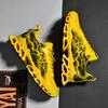 Large size dad shoes blade breathable running shoes fashion beacon flying woven mesh casual sports shoes