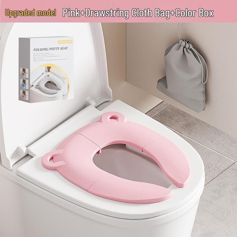 Compact Children's Travel Toilet Seat Pad - Foldable for Easy Storage