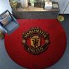 Man Utd Round Area Rug,Carpet Rug for Living Room Bedroom Sofa Playroom Decor,Non-slip Floor Mat