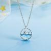 Fashionable Ocean Whale Crystal Pendant Necklace For Women New Trend Choker Clavicle Chain Jewelry Gift Party