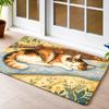 1Pcs Anti Fatigue Kitchen Rugs, Cute Calico Cat Print Waterproof Non-Slip Thick Cushioned Kitchen Mat Heavy Duty Comfort Standing Mat for Kitchen