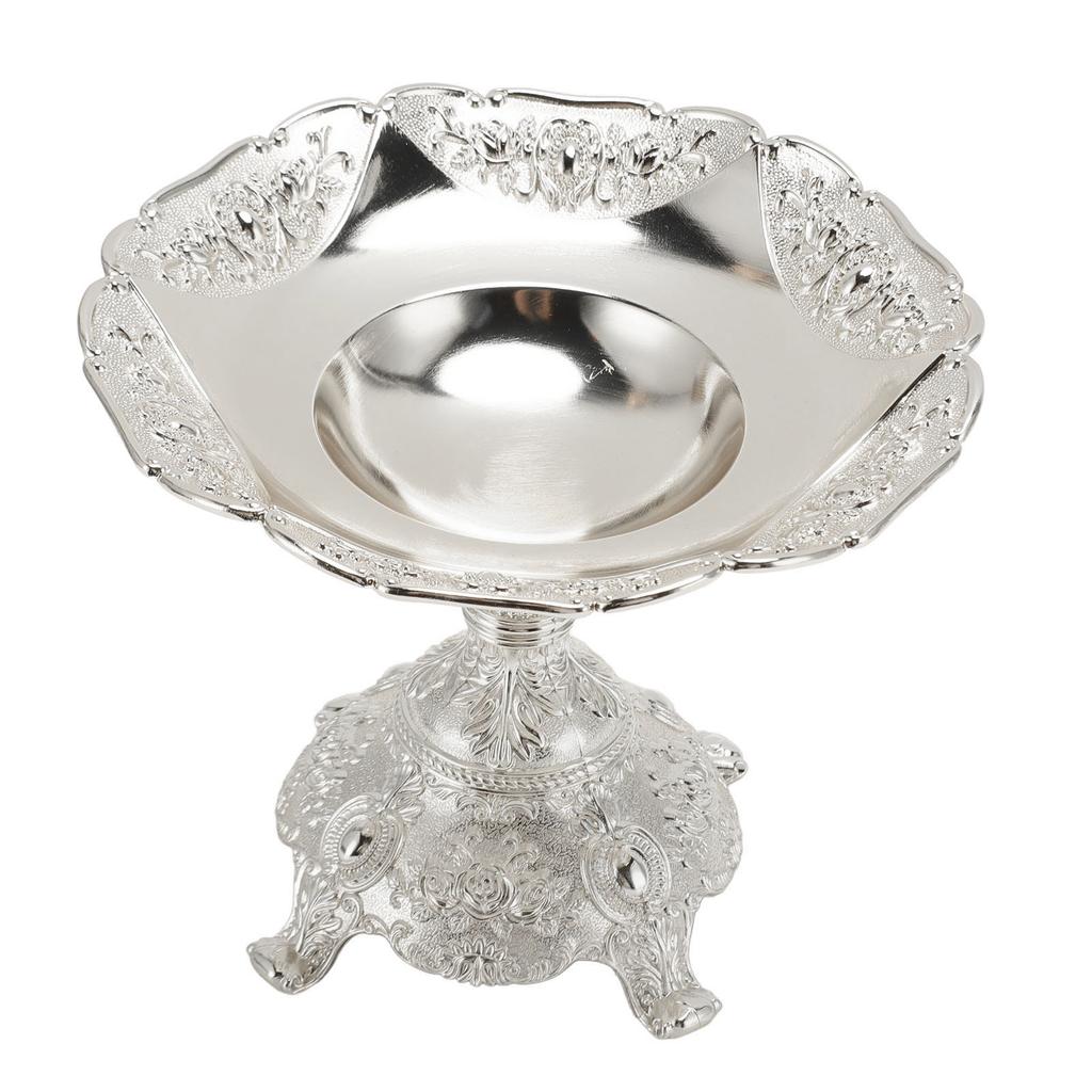 Fruktskål i europeisk stil Metall Sinklegering Snacks Nøtter Mat Serveringsstativ Oppbevaringshylle Spiseborddekor S