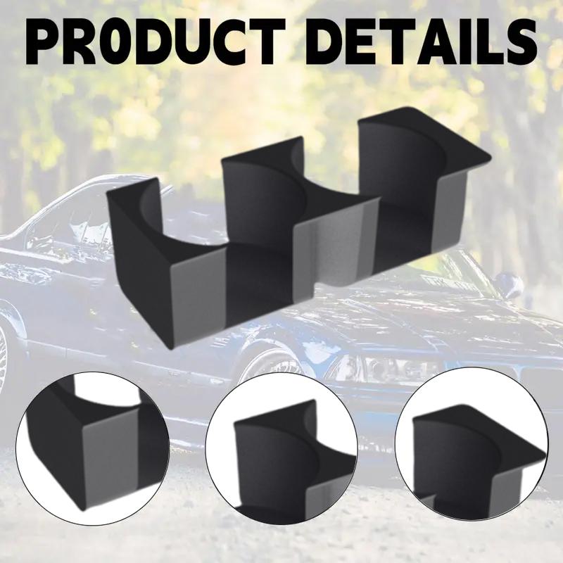 1PC Double Cup Black Holder For BMW E36 Center Console Cup Holder 3D Printed Car Storage Box Car Cup Holder Accessories