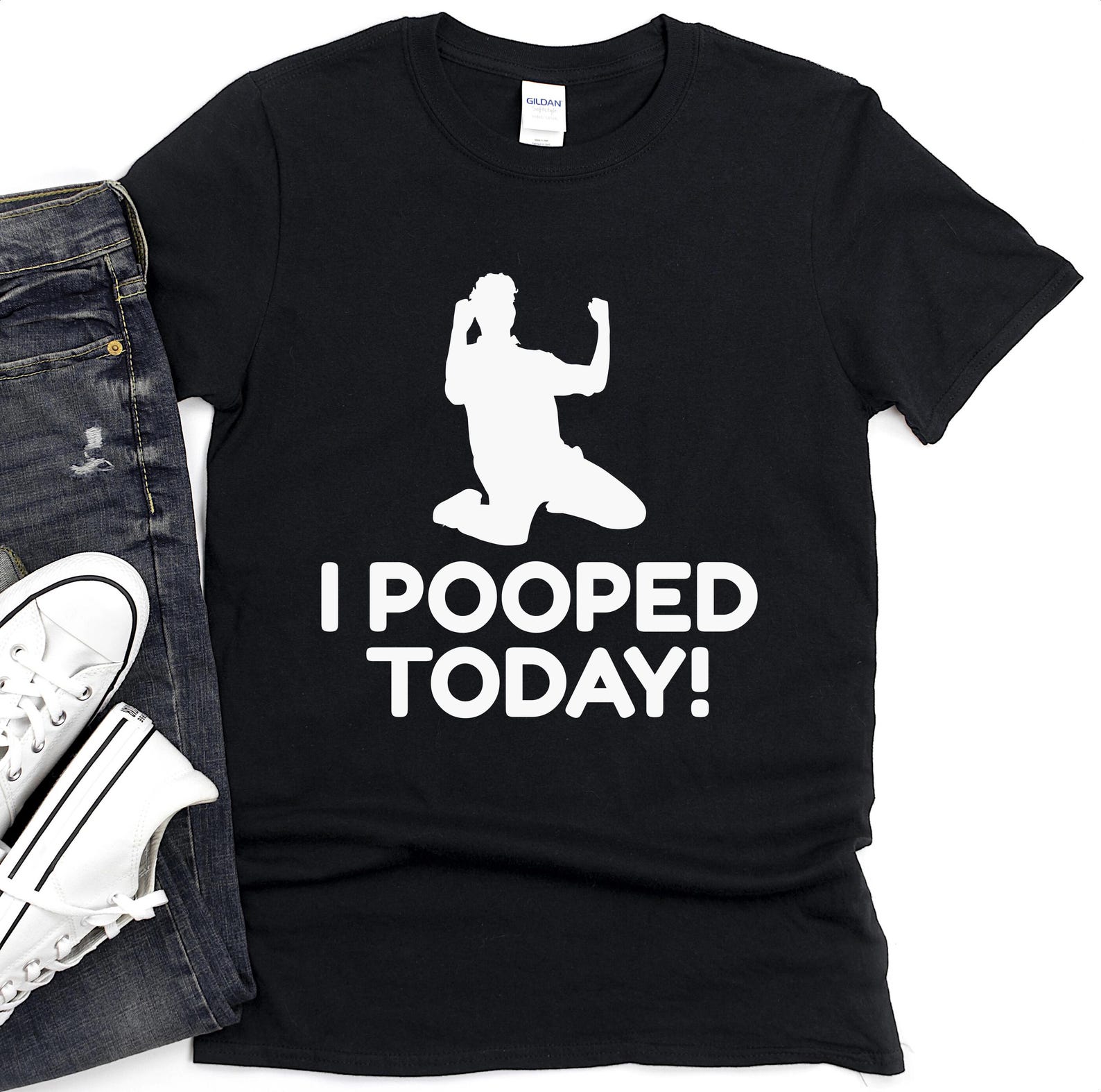 I Pooped Today T-Shirt | Toilet Humor shirt S