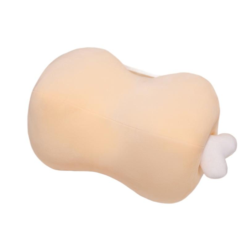 

Chicken Leg Bone Pillow Plush Toy Handmade Doll Cartoon Anime Cute Cushion Home Decoration Children s Birthday Gift Toy бежевий