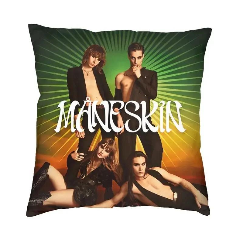 Damiano David Maneskin Luxuriöser Kissenbezug Schlafzimmerdekoration Pop Kissen für Sofa Büro Outdoor Kissen