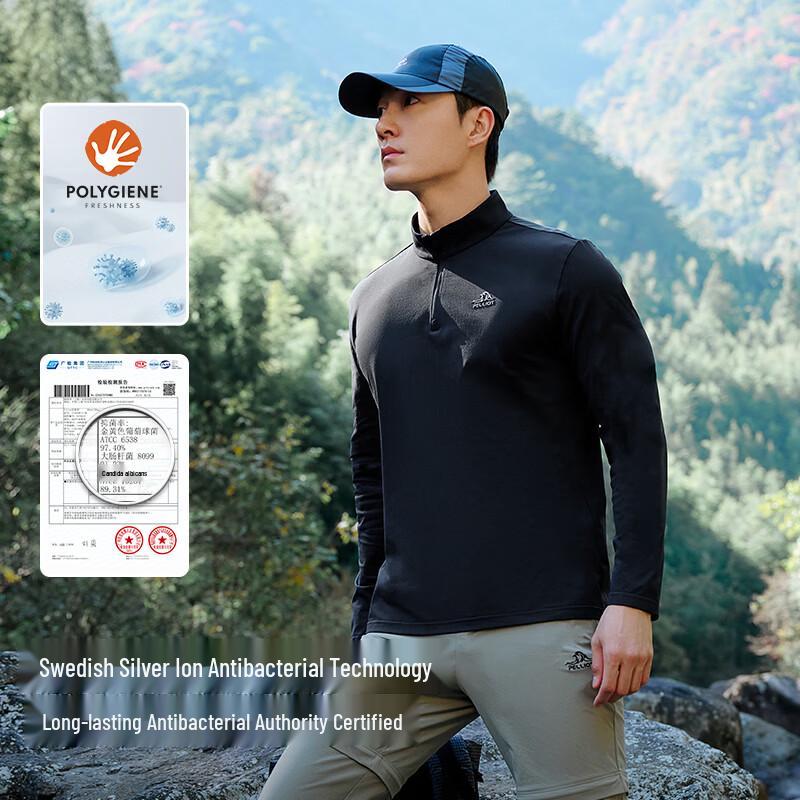 Pelliot Unisex Outdoor Quick-Dry Long Sleeve T-Shirt